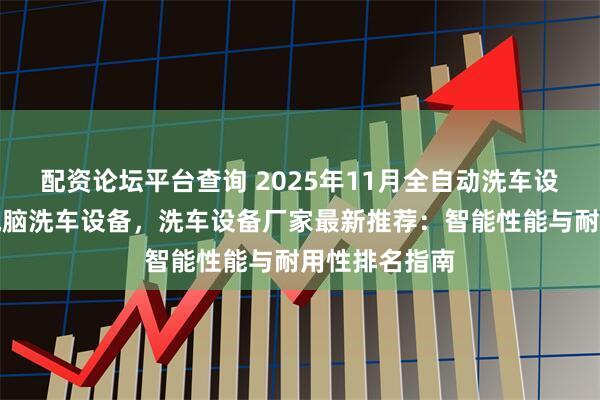配资论坛平台查询 2025年11月全自动洗车设备,全自动电脑洗车设备,洗车设备厂家最新推荐:智能性能与耐用性排名指南