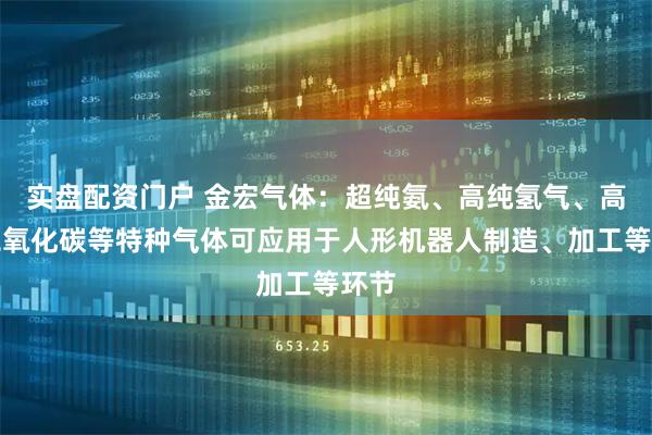 实盘配资门户 金宏气体：超纯氨、高纯氢气、高纯二氧化碳等特种气体可应用于人形机器人制造、加工等环节